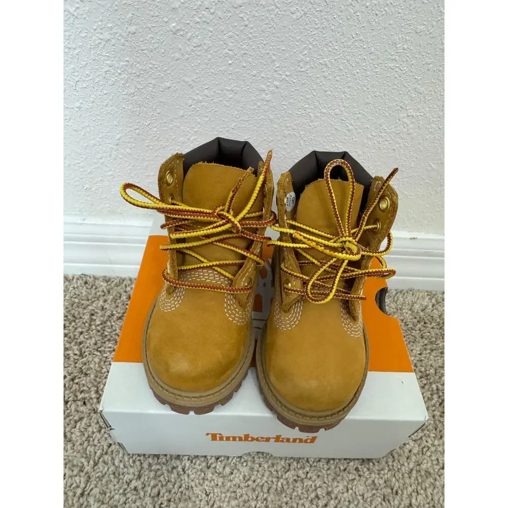 Timberland Toddler Wheat 6” Boots Size 5 PrimaLoft Waterproof